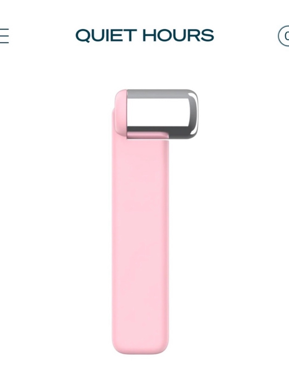Pink Facial Cooling Roller - Soothing Skin Tool